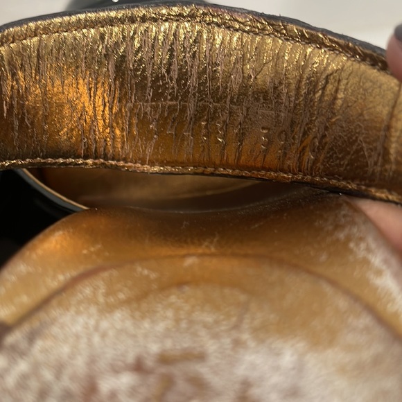 Vintage GUCCI Sand Pelle S Cuoio Bali size kid 39C - Picture 5 of 8